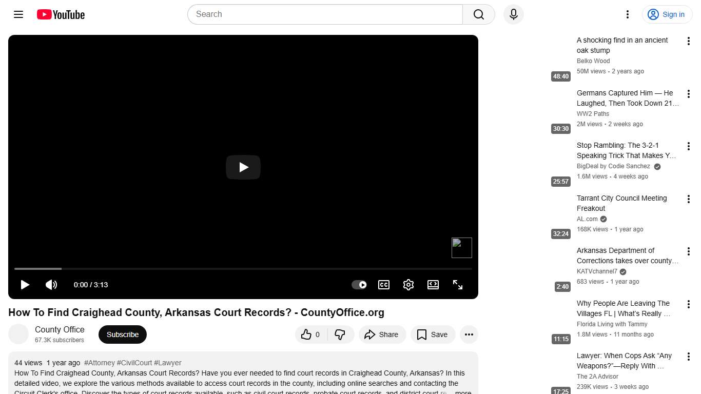 How To Find Craighead County, Arkansas Court Records? - CountyOffice.org - YouTube