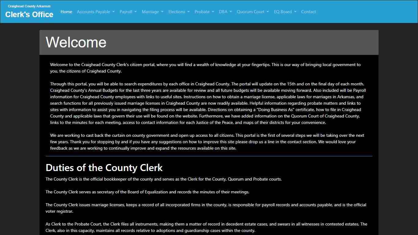 Welcome - Craighead County, Arkansas