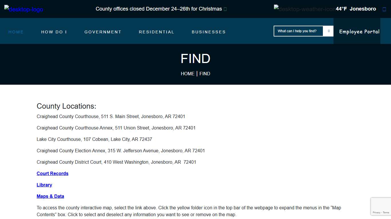 Craighead County Arkansas › Find